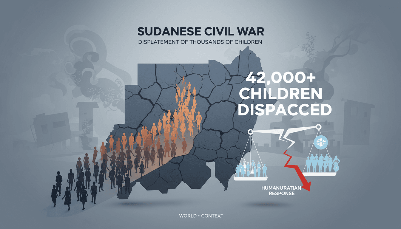 Sudanese Civil War Causes Displacement of Thousands of Children