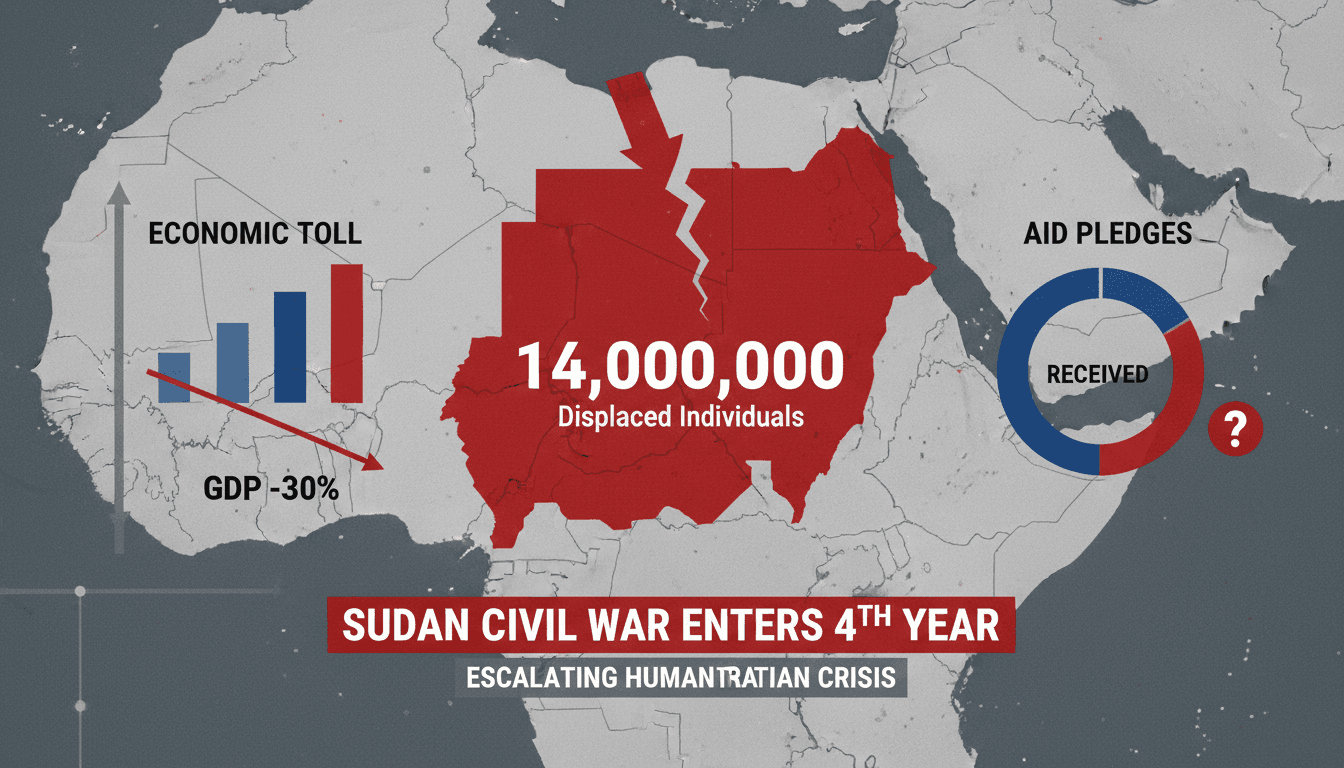 Sudanese Civil War Enters Fourth Year with Escalating Humanitarian Crisis