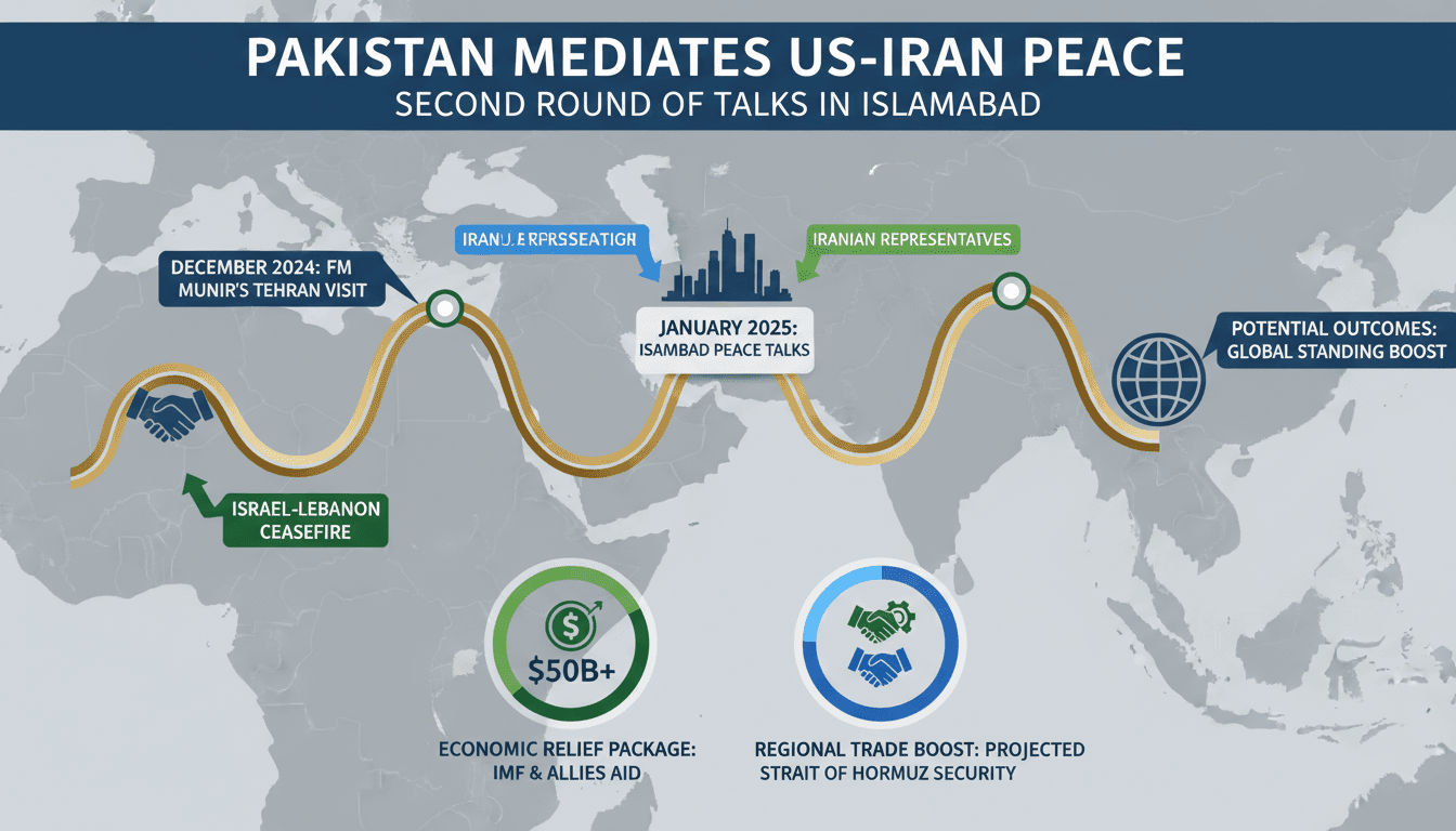 Pakistan Hosts US-Iran Peace Talks Amid Regional Tensions