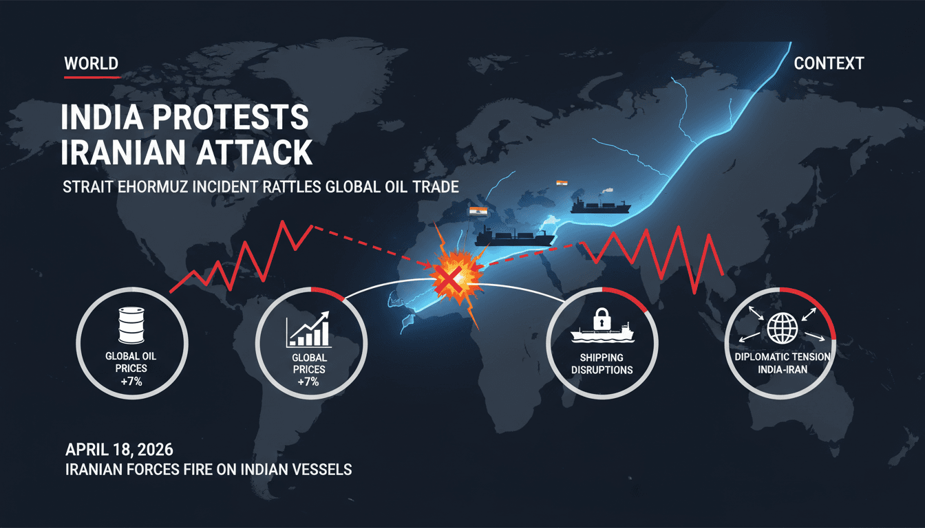 India Protests Iranian Naval Attack on Indian-Flagged Vessels in Strait of Hormuz