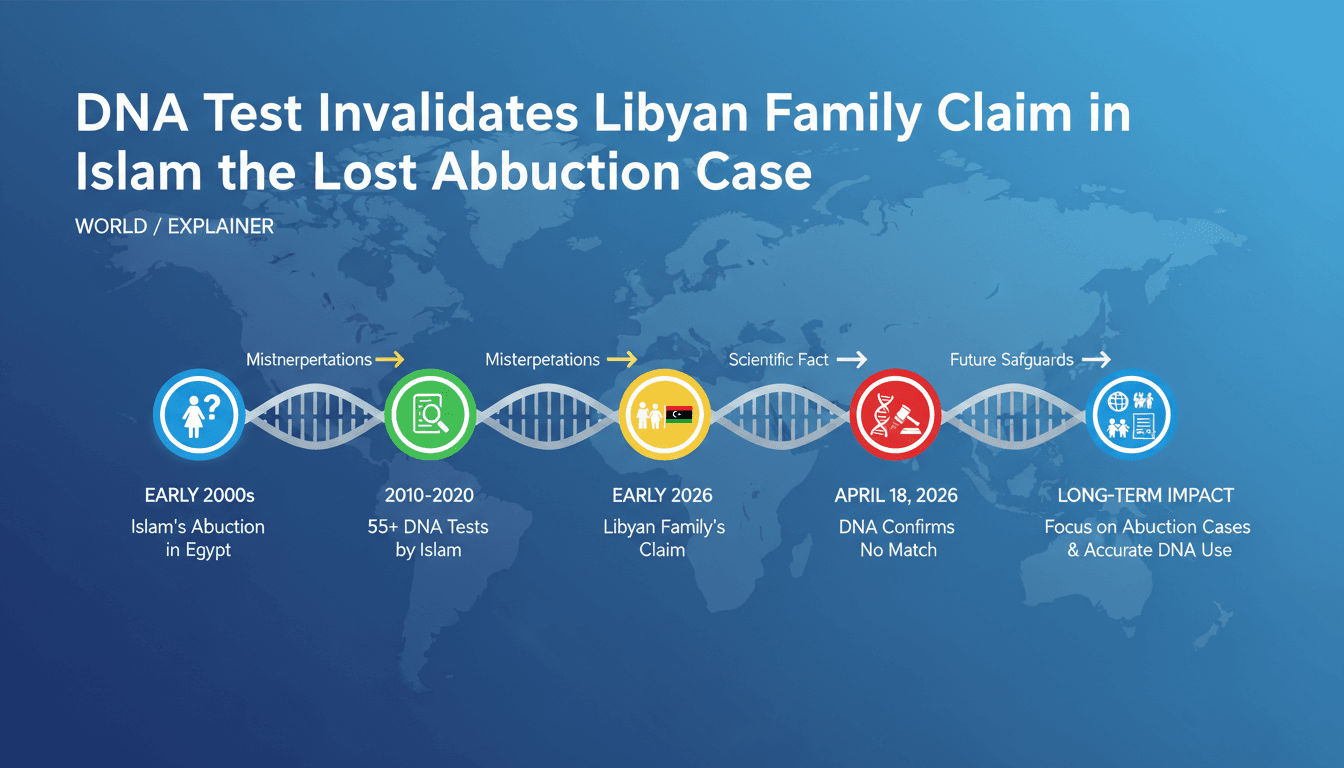 DNA Test Invalidates Libyan Family Claim in Islam the Lost Abduction Case