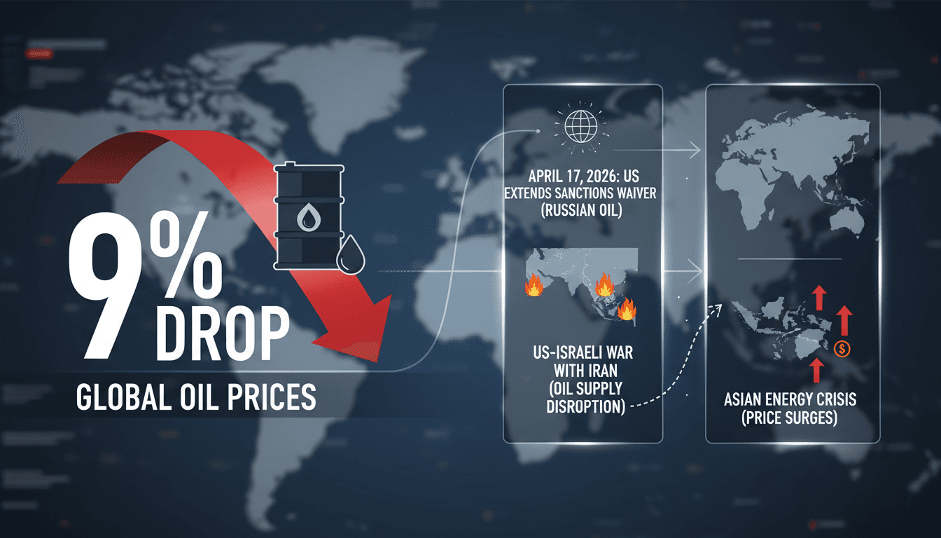 US Extends Sanctions Waiver for Russian Oil Amid Asian Energy Crisis