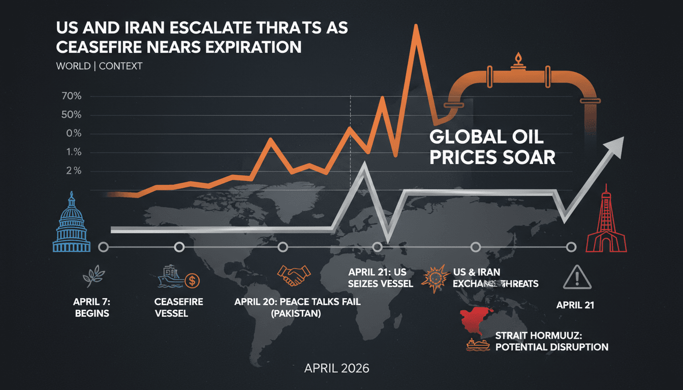 US and Iran escalate threats as ceasefire nears expiration