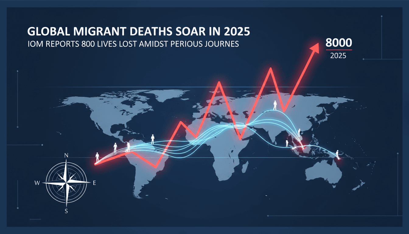 IOM reports 8000 migrant deaths in 2025 highlighting urgent humanitarian crisis