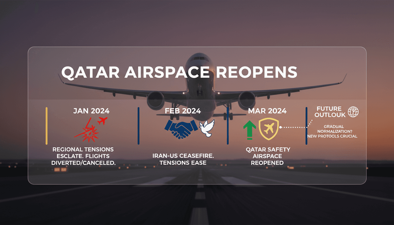 Qatar Reopens Airspace to Foreign Airlines After Safety Review
