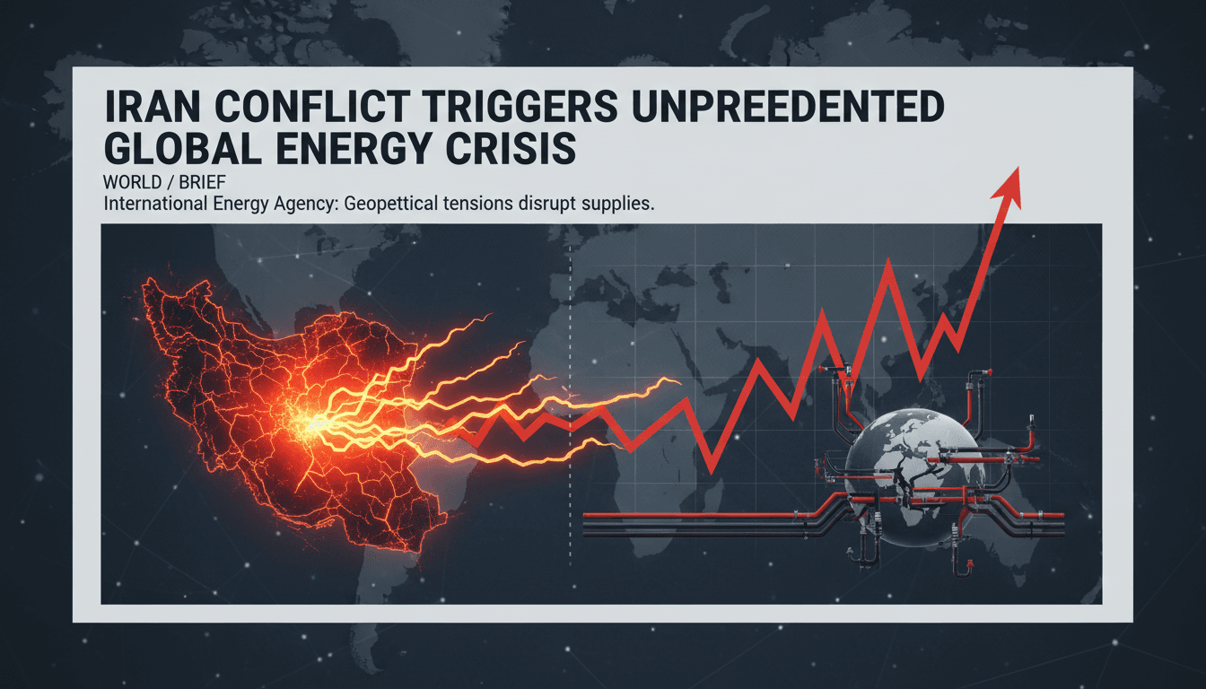 Iran conflict triggers unprecedented global energy crisis