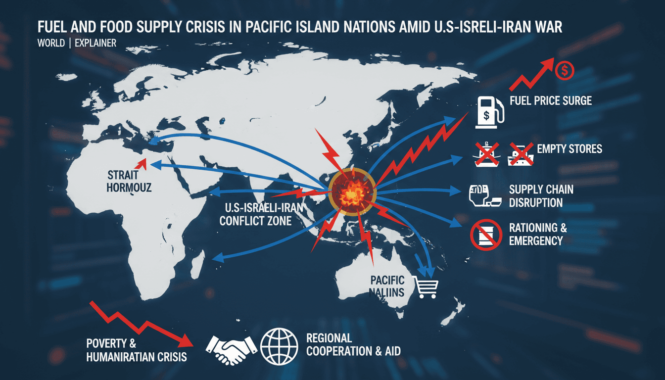 Fuel and Food Supply Crisis in Pacific Island Nations Amid U.S.-Israeli-Iran War