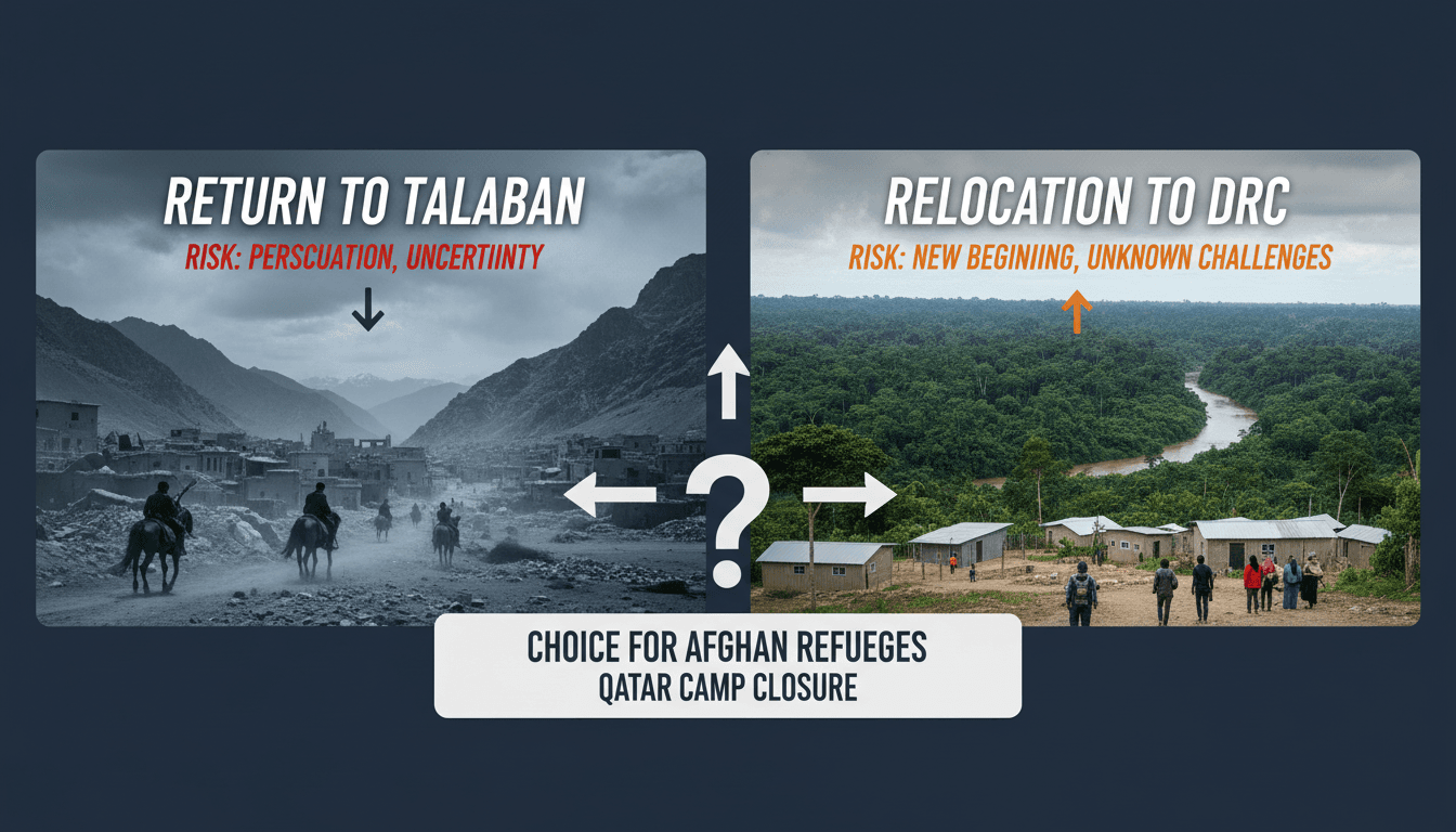 US Offers Afghan Refugees in Qatar Choice Between Return to Taliban or Relocation to DRC
