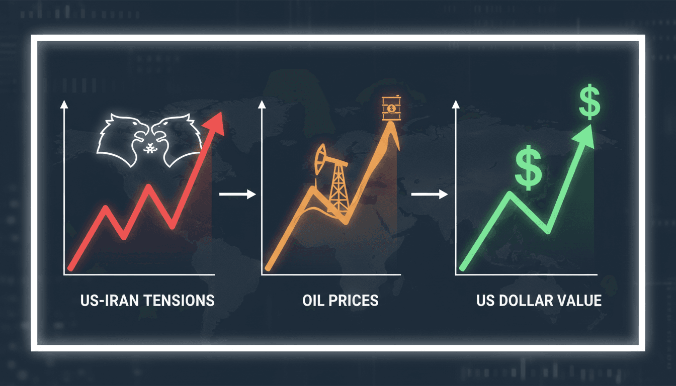 US dollar rises amid heightened US-Iran tensions and increasing oil prices