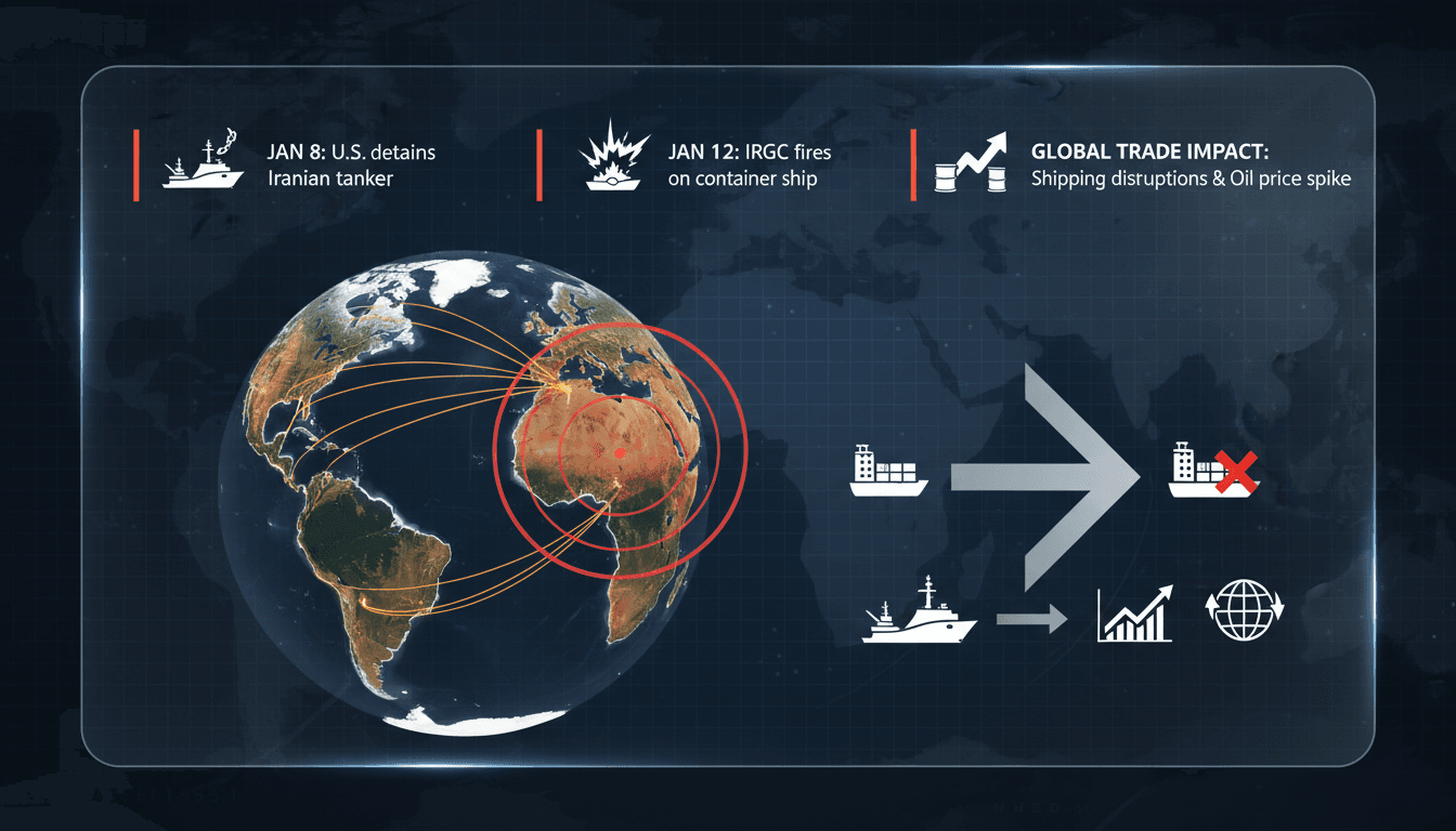 Iranian Revolutionary Guard Attacks Container Ship Near Oman Amid Rising Tensions