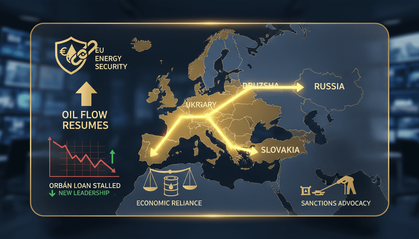 Ukraine repairs Druzhba pipeline resuming Russian oil flows to Europe