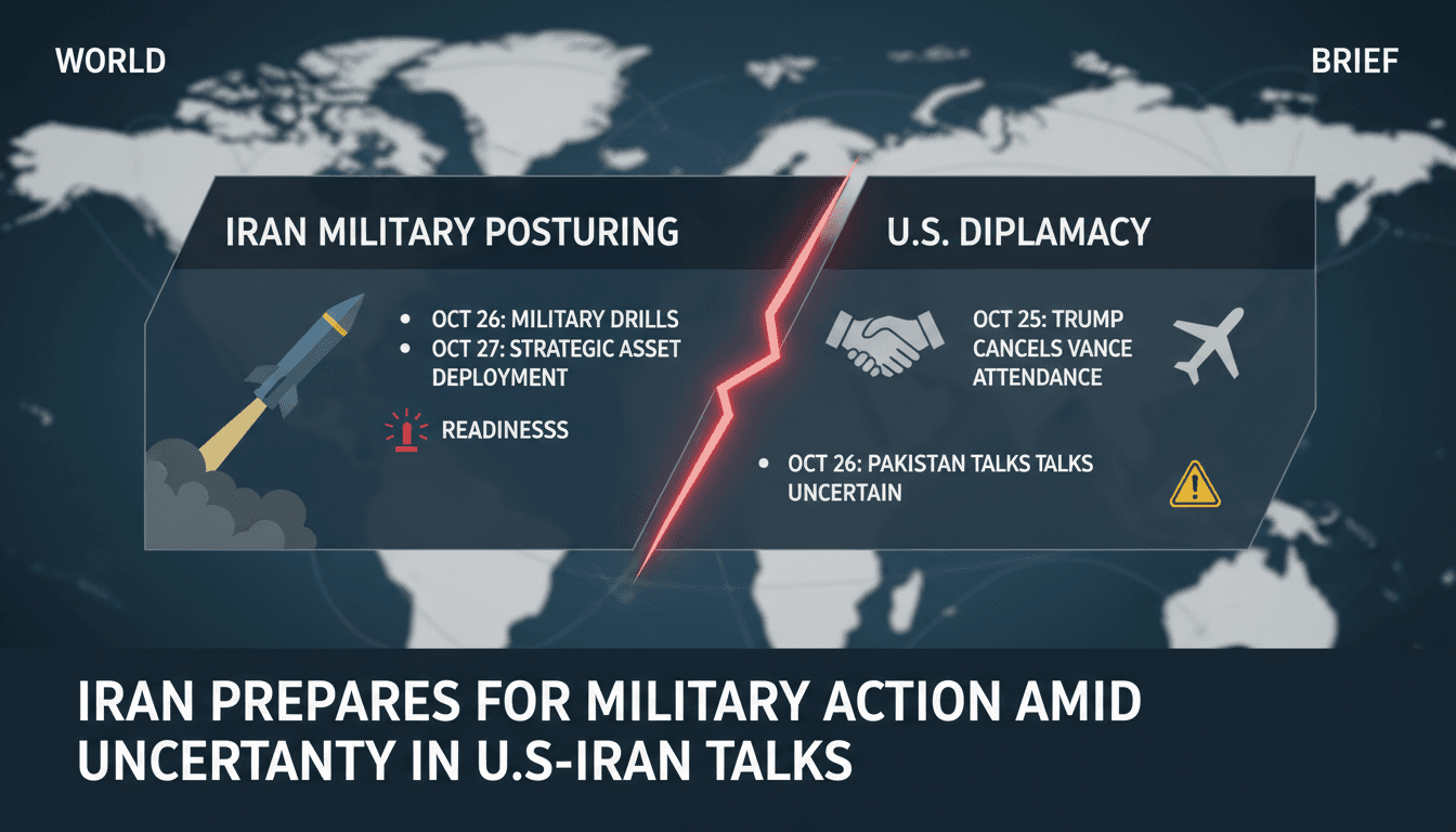 Iran Prepares for Military Action Amid Uncertainty in U.S.-Iran Talks