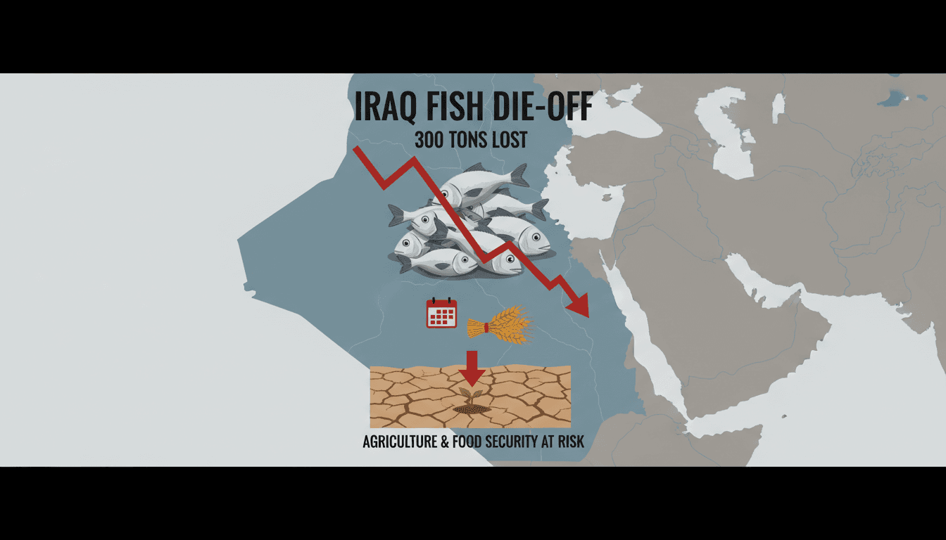 Massive fish die-off in Iraq devastates local farmers along the Tigris River