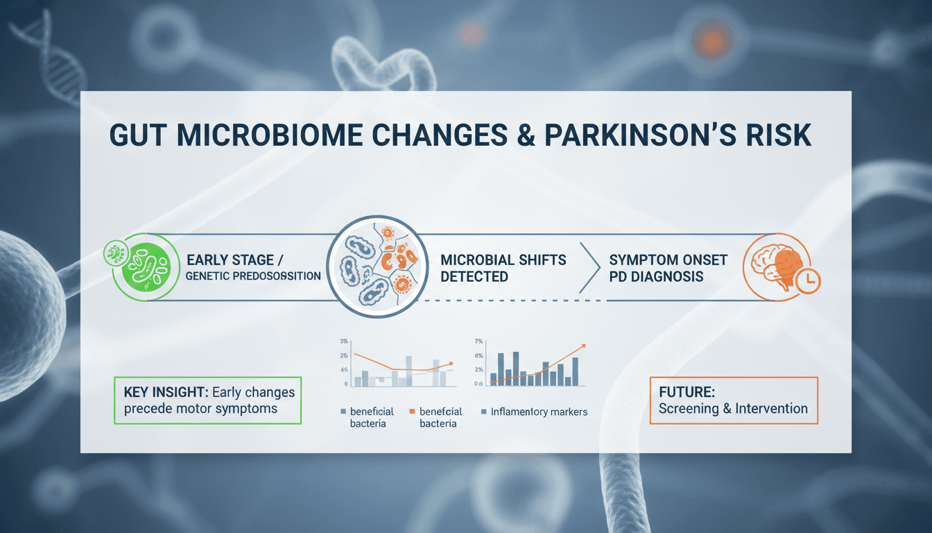 Gut Microbiome Changes Identified as Early Indicators of Parkinson's Disease Risk