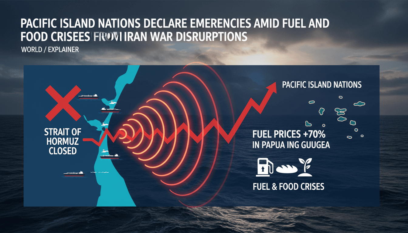 Pacific Island Nations Declare Emergencies Amid Fuel and Food Crises from Iran War Disruptions