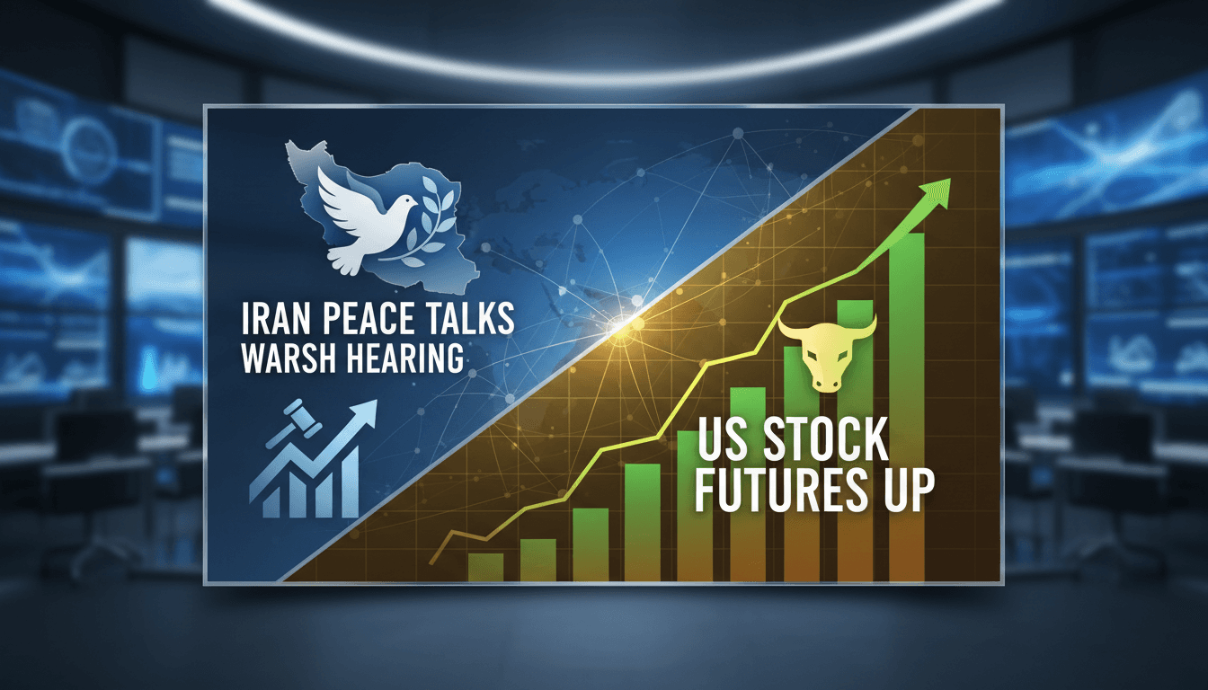 US stock-index futures rise amid Iran peace talks and Warsh confirmation hearing