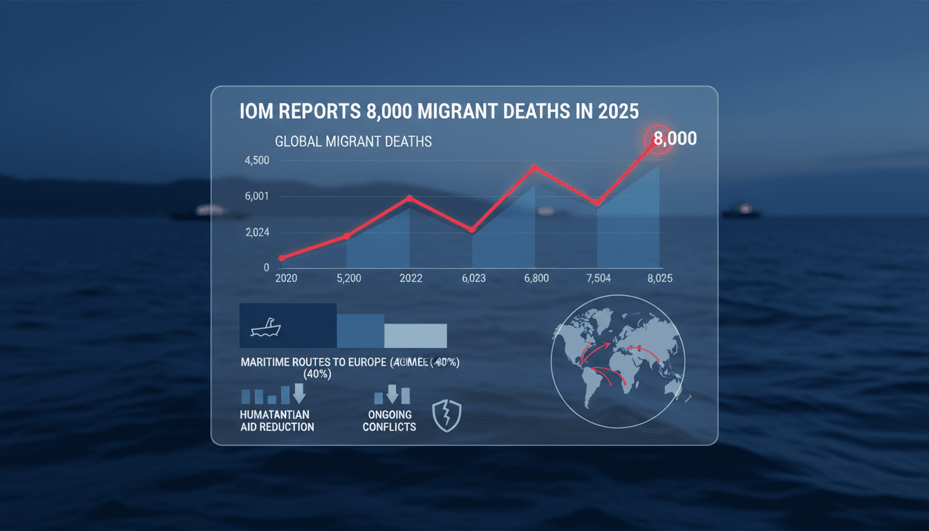 IOM Reports 8,000 Migrant Deaths in 2025 Highlighting Ongoing Humanitarian Crisis