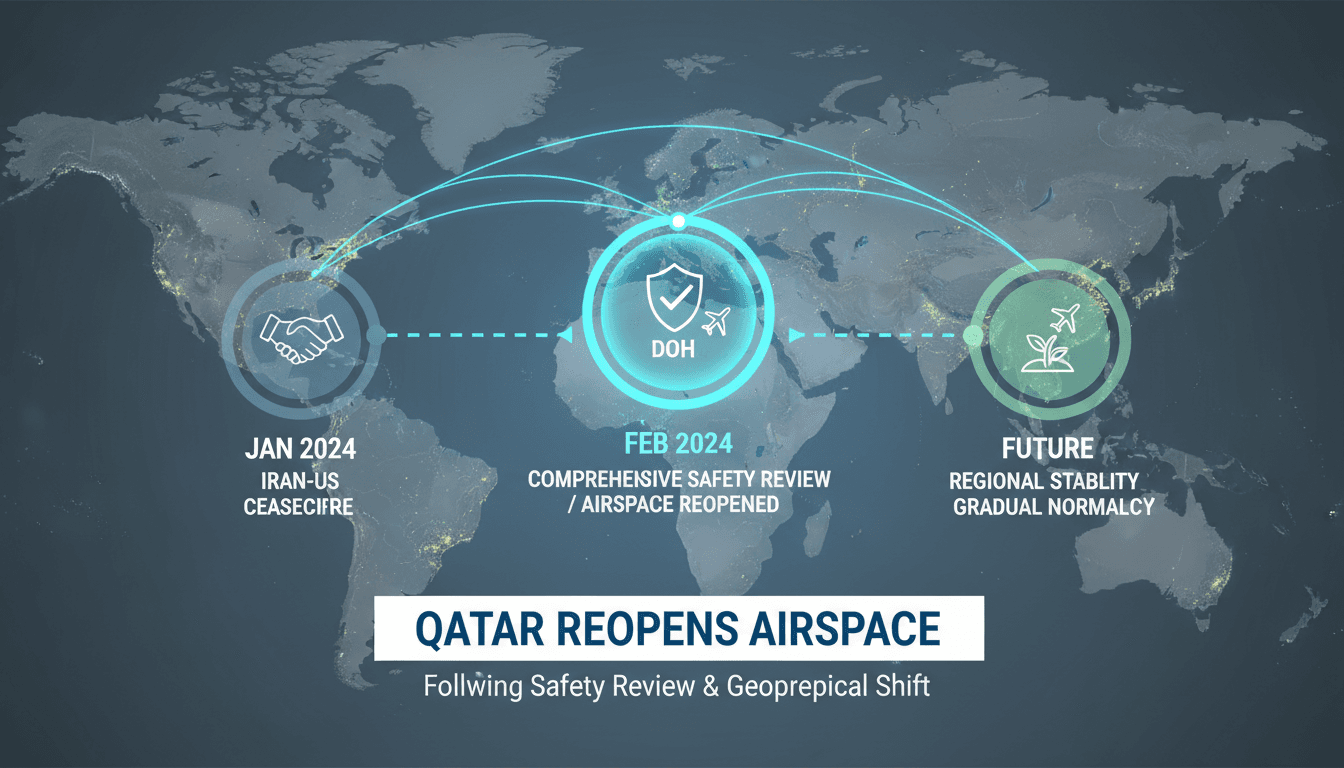 Qatar Reopens Airspace to Foreign Airlines After Safety Review