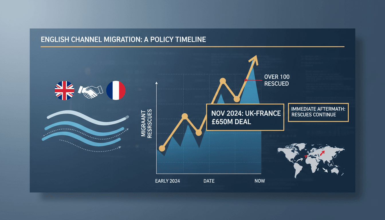Over 100 migrants rescued in English Channel following UK-France deal on crossings