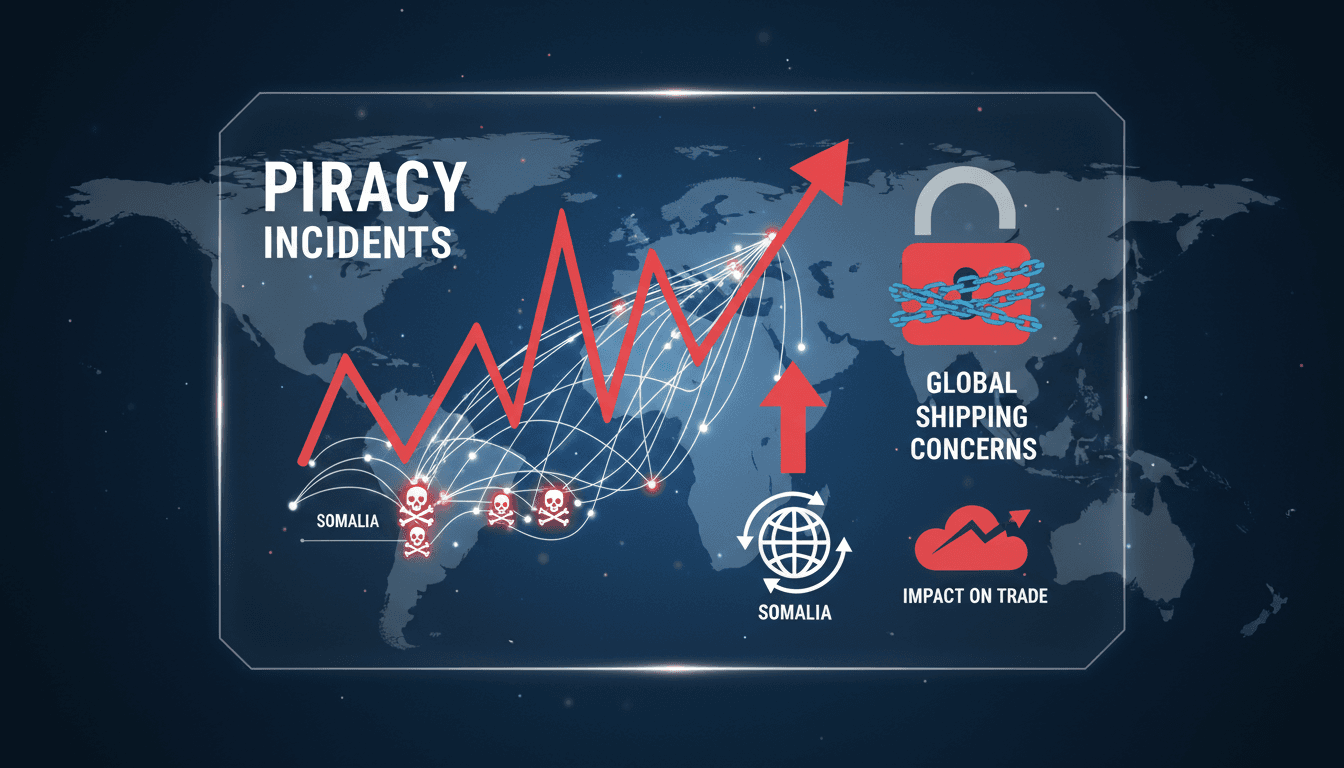 Resurgence of piracy off the coast of Somalia raises global shipping concerns