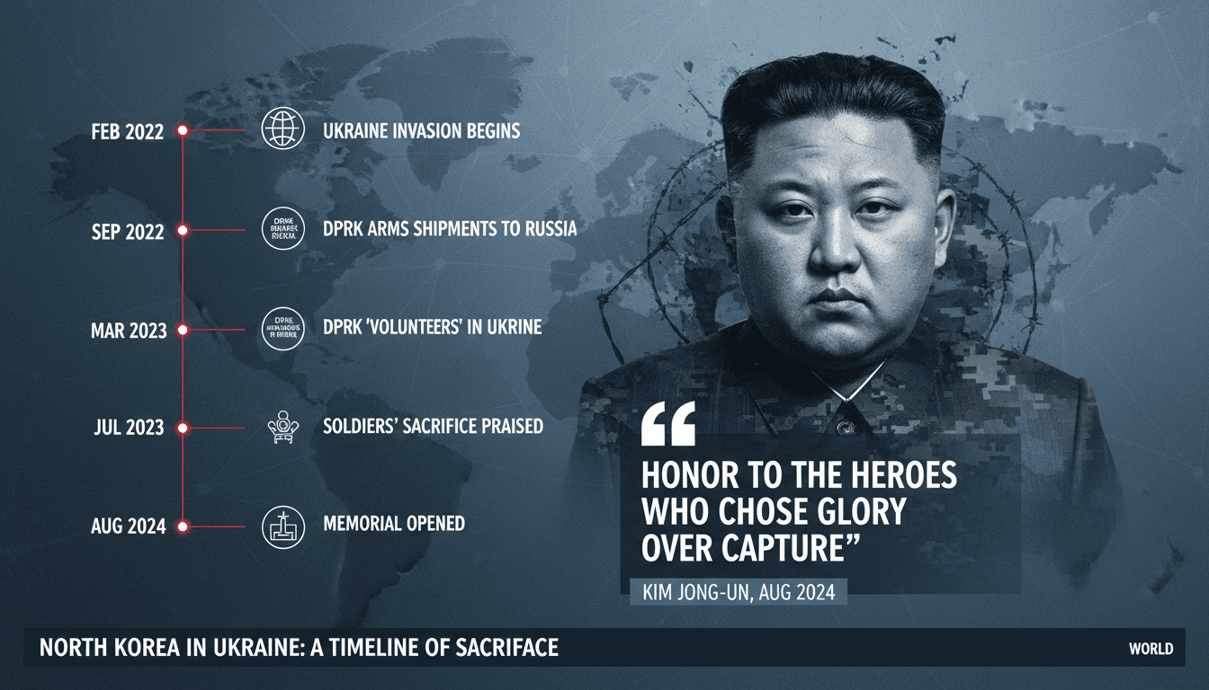 Kim Jong-un acknowledges North Korean soldiers' self-detonation to avoid capture in Ukraine war