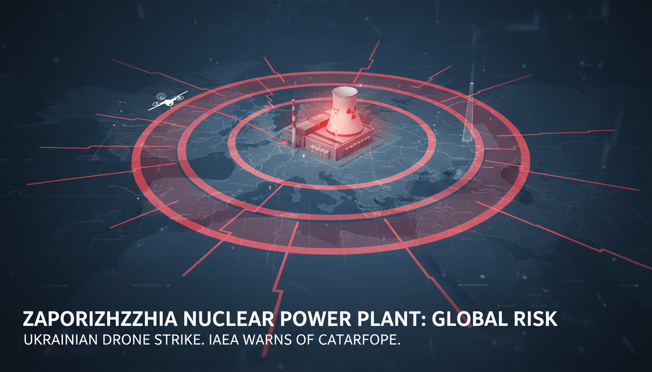 Ukrainian drone strike kills worker at Zaporizhzhia Nuclear Power Plant