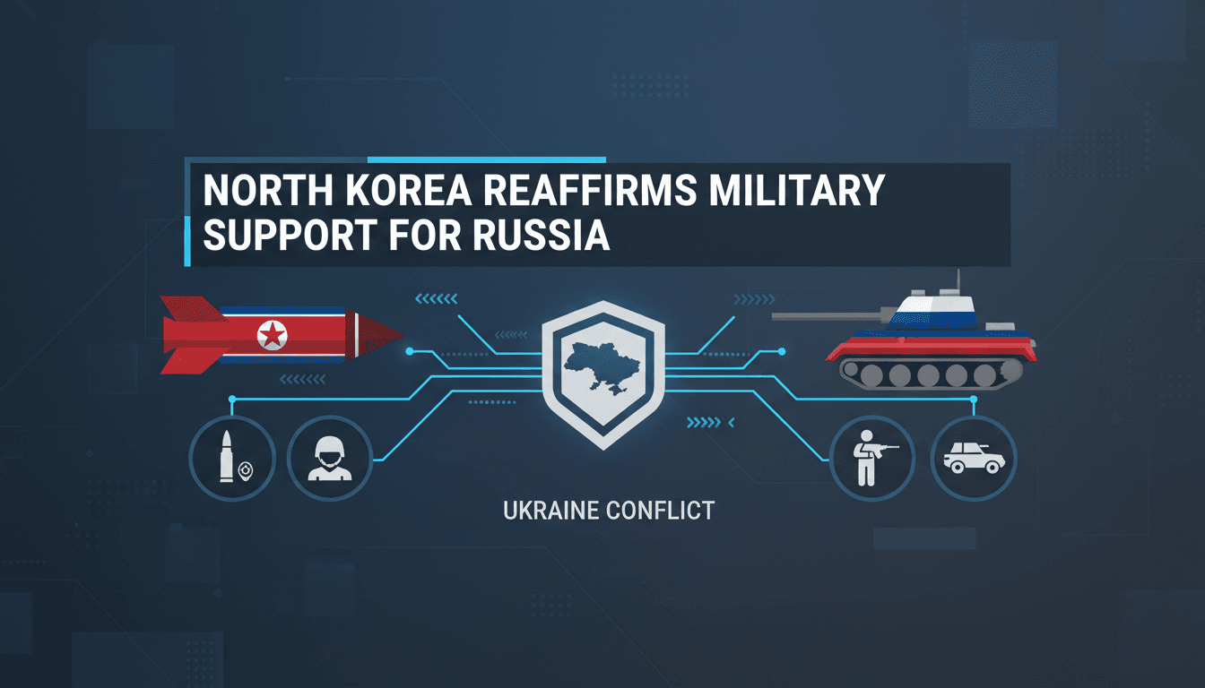 North Korea Reaffirms Military Support for Russia in Ukraine Conflict