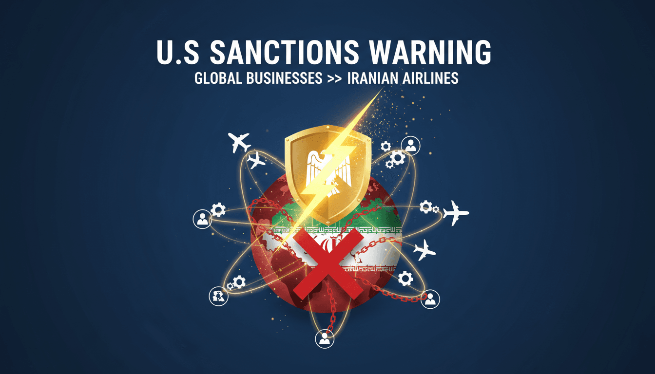 U.S. Treasury Secretary warns of sanctions on businesses engaging with Iranian airlines