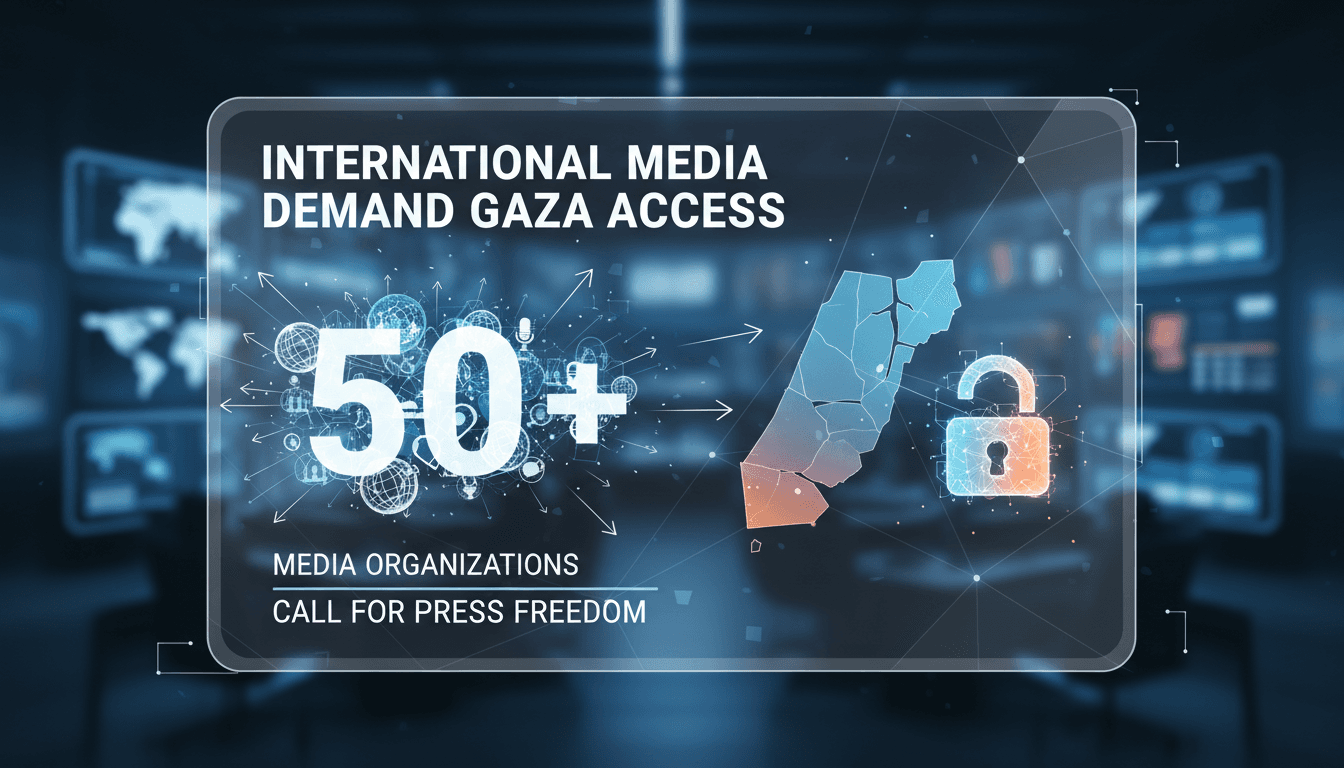 International media organizations demand access to Gaza for foreign journalists