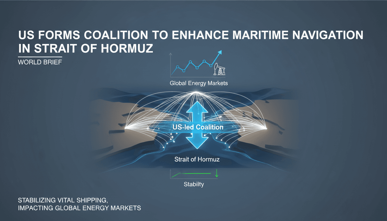US forms coalition to enhance maritime navigation in Strait of Hormuz