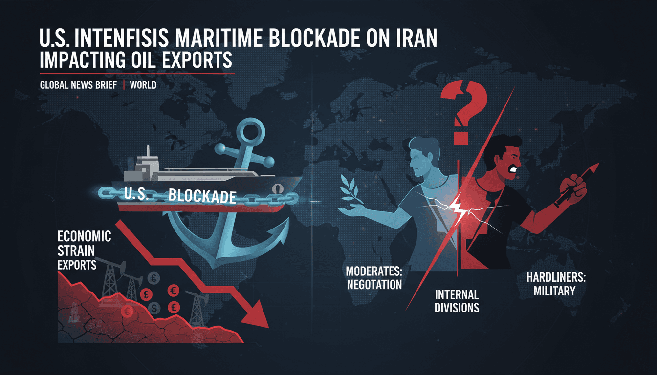U.S. Intensifies Maritime Blockade on Iran Impacting Oil Exports