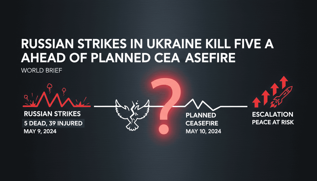 A damaged gas facility in Ukraine following Russian strikes.