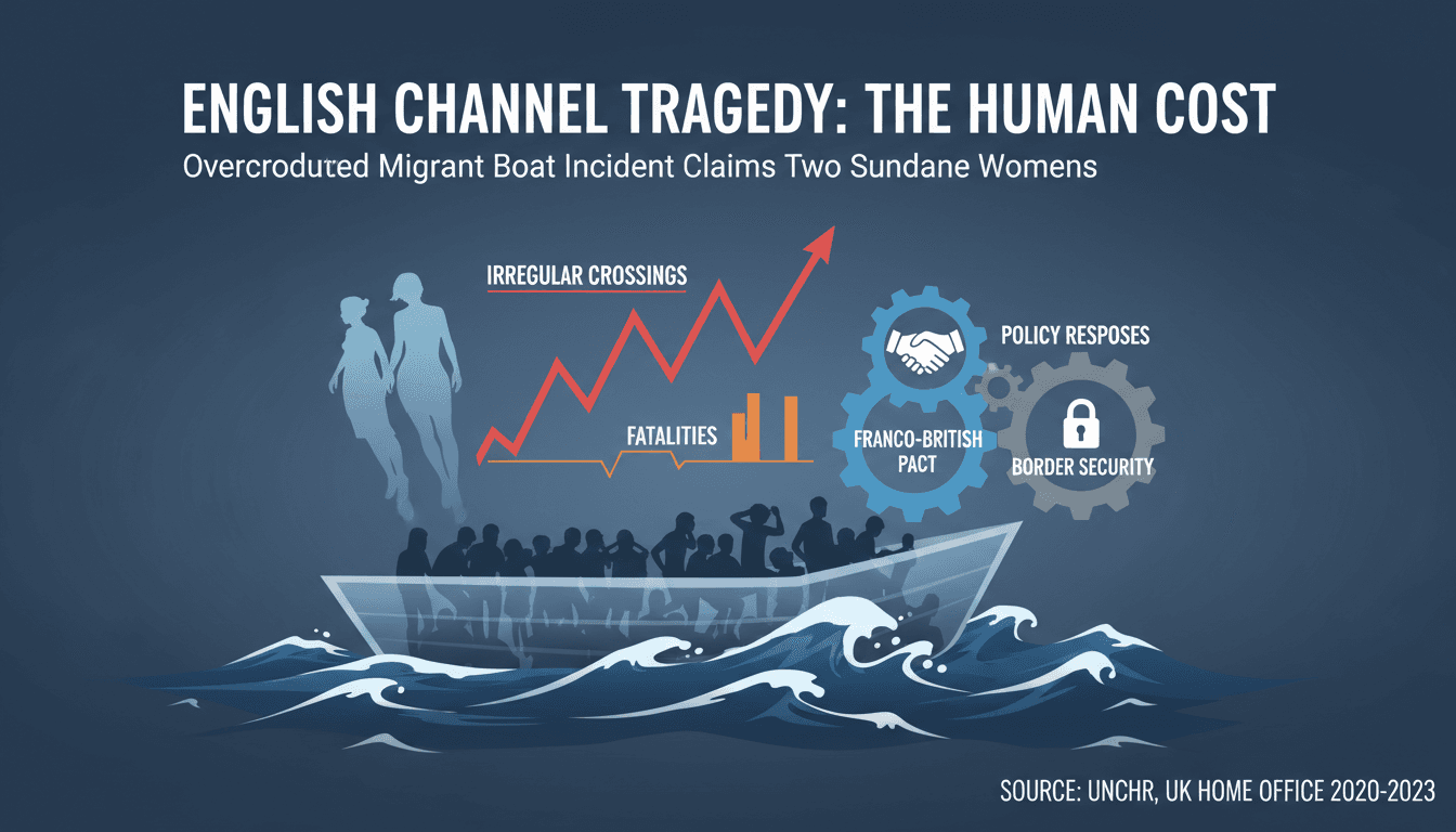 Two Sudanese Women Die in Overcrowded Migrant Boat Incident in English Channel