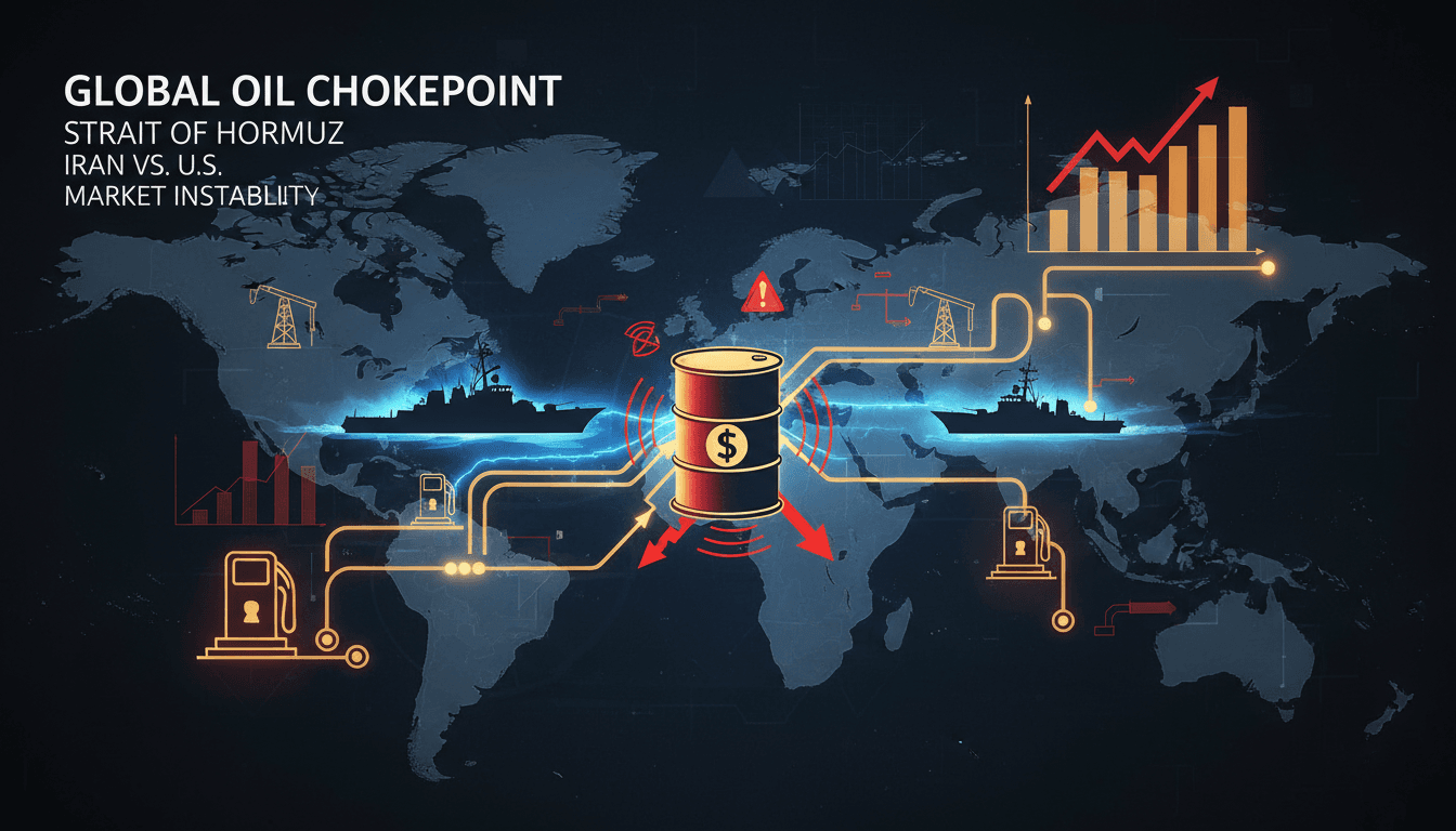U.S. Navy warship in the Strait of Hormuz amidst rising tensions