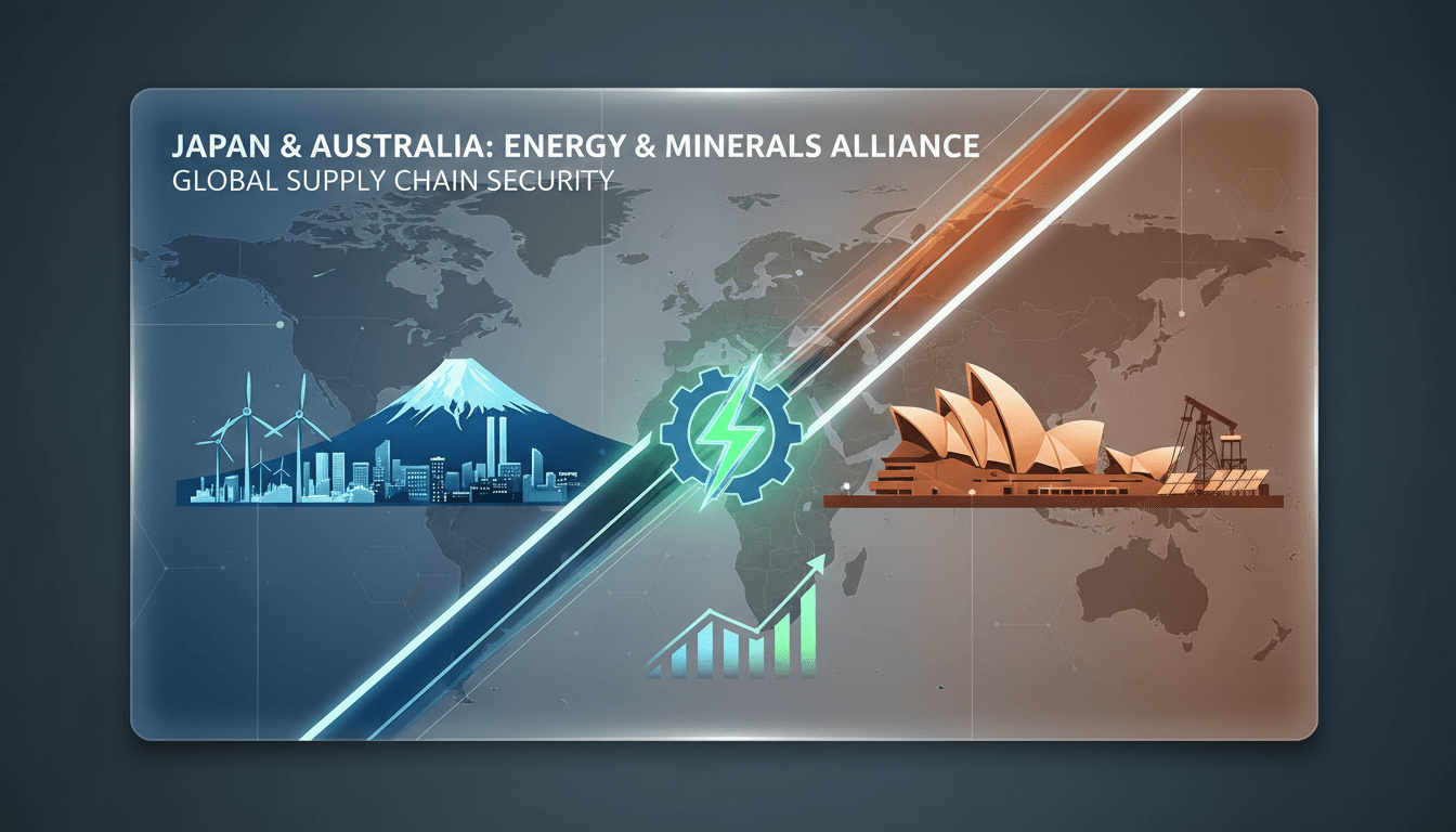 Japan and Australia strengthen energy and minerals cooperation amid global supply chain threats