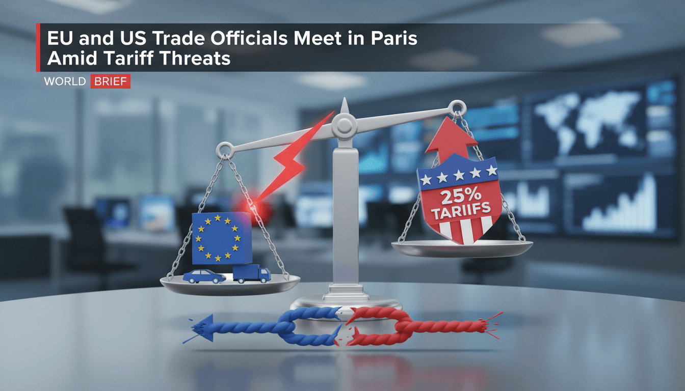 EU and US Trade Officials Meet in Paris Amid Tariff Threats