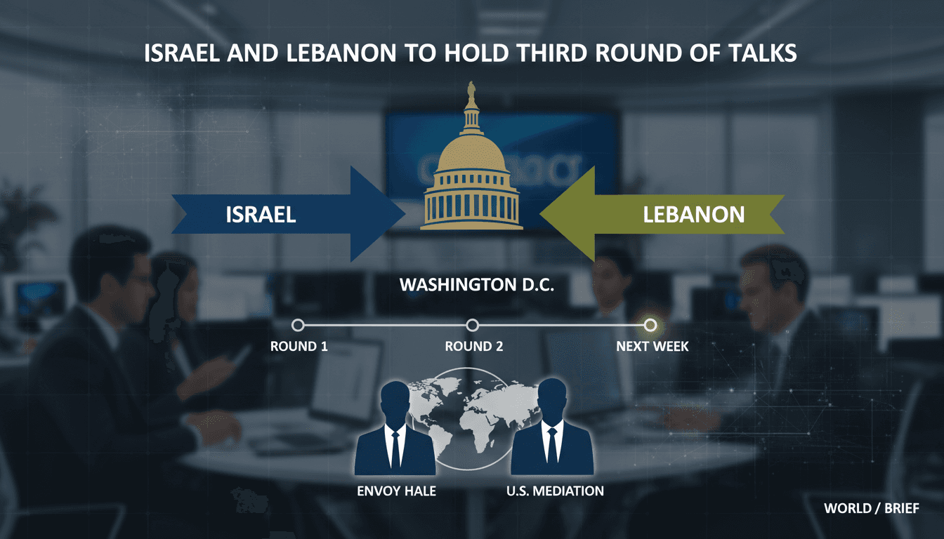 Diplomatic talks between Israel and Lebanon in Washington D.C.