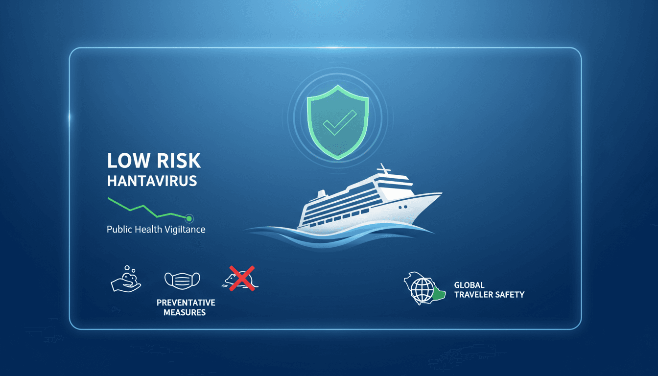 Infographic on Hantavirus risk and preventive measures for travelers