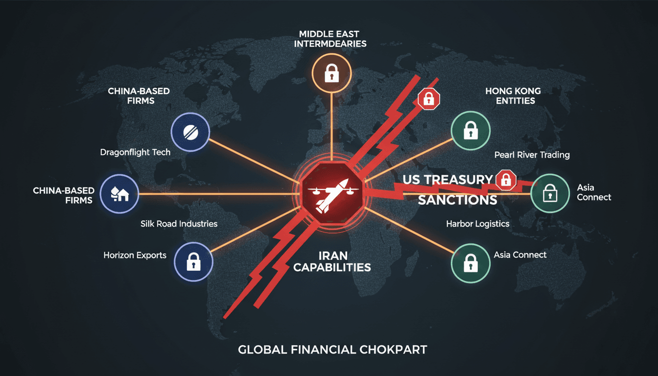 US Treasury sanctions Chinese firms for aiding Iran's military capabilities