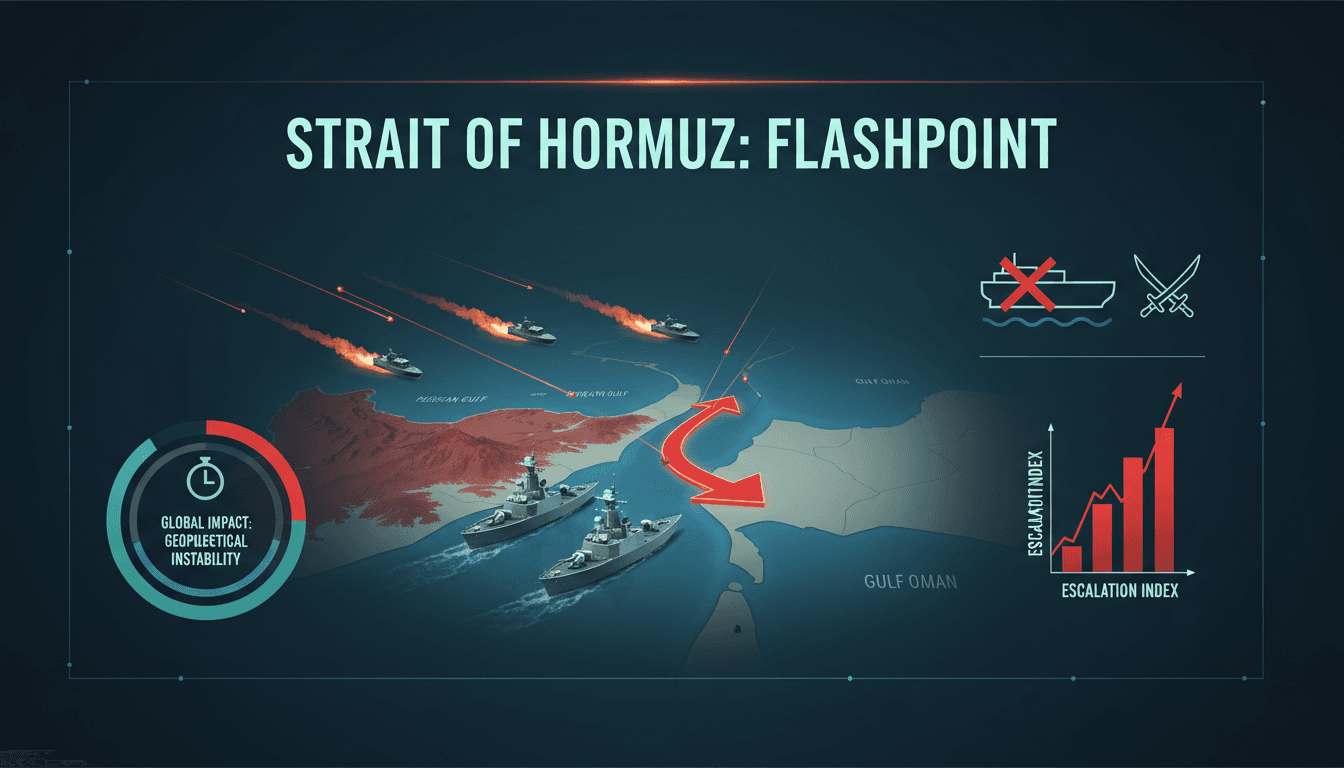 U.S. Navy destroyers attacked by Iranian forces in Strait of Hormuz