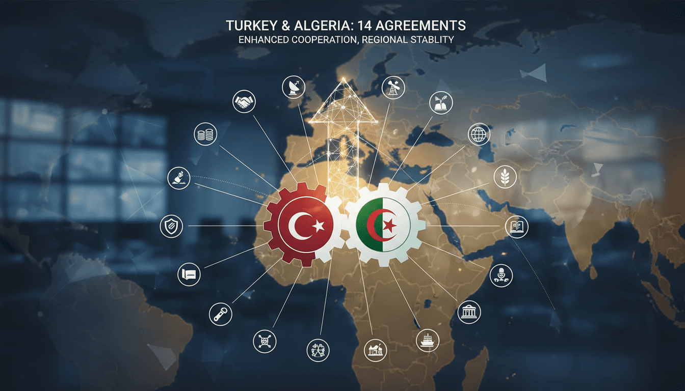 Turkey and Algeria sign 14 agreements to enhance bilateral cooperation