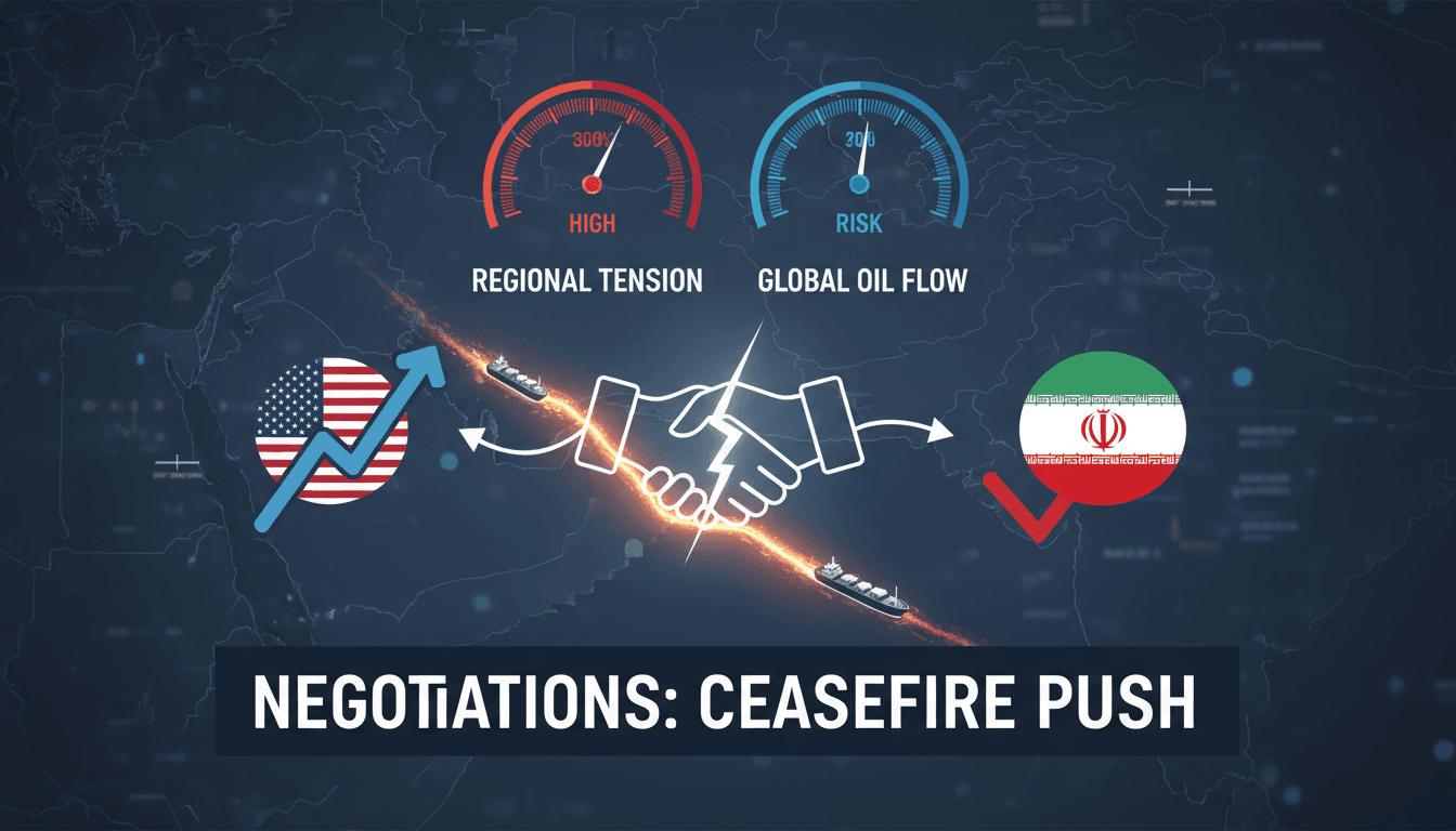 US Negotiates Ceasefire with Iran Amid Rising Tensions in Strait of Hormuz