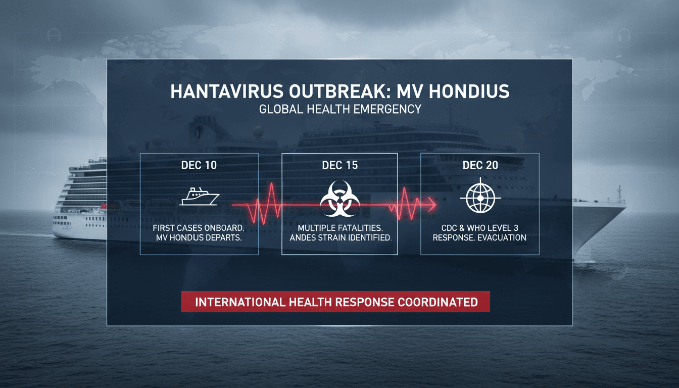 Hantavirus outbreak on cruise ship prompts international health response