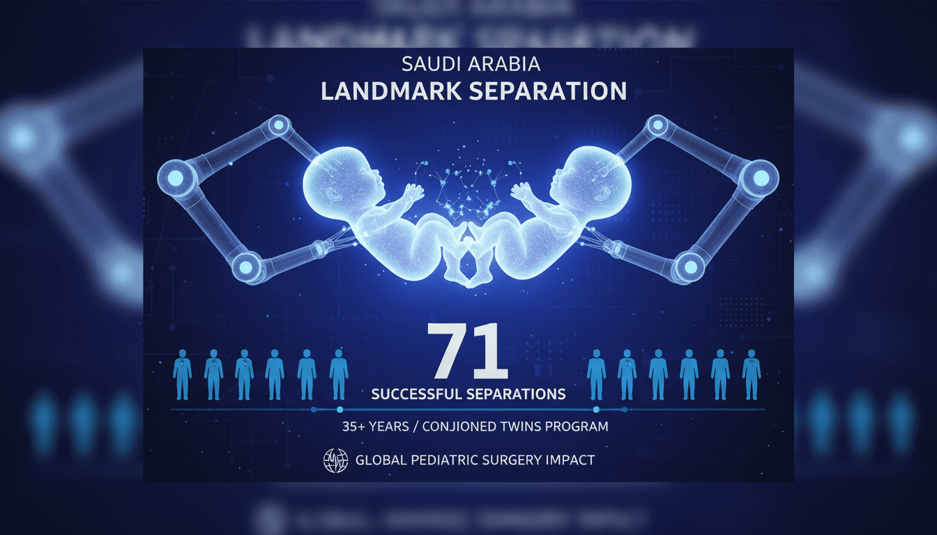 Saudi Arabia successfully separates conjoined twins from Tanzania in landmark surgery