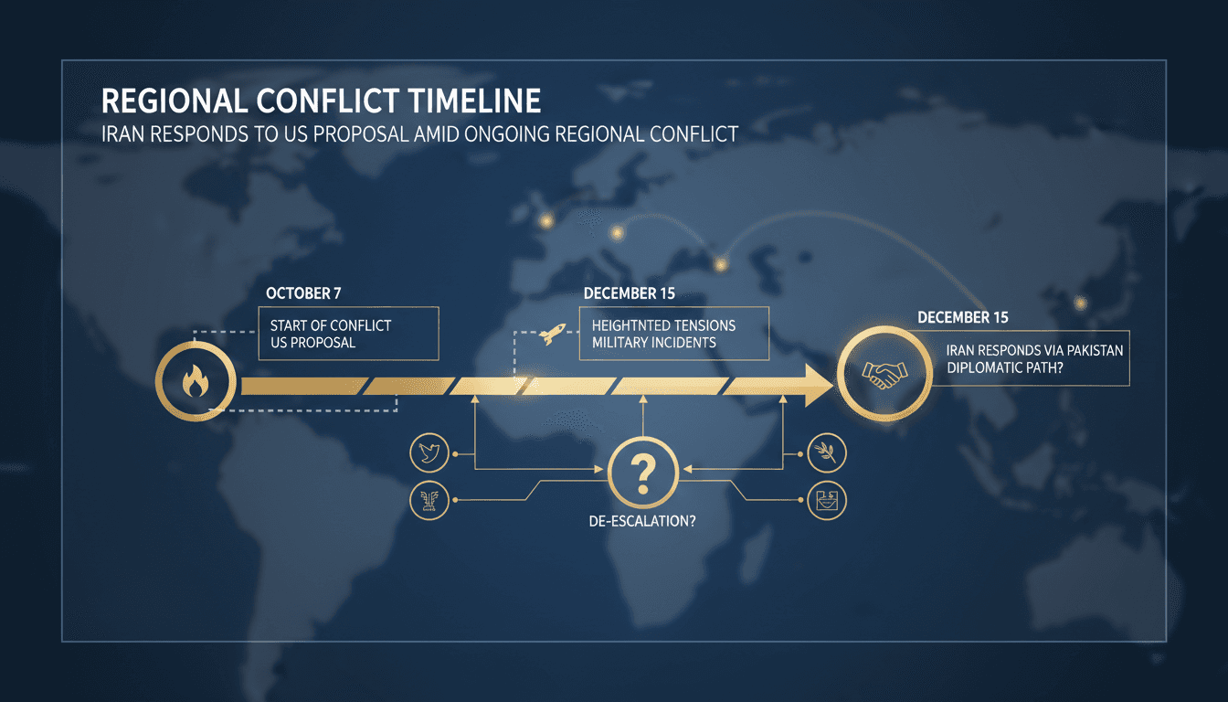 Iran's response to US proposal amid regional tensions
