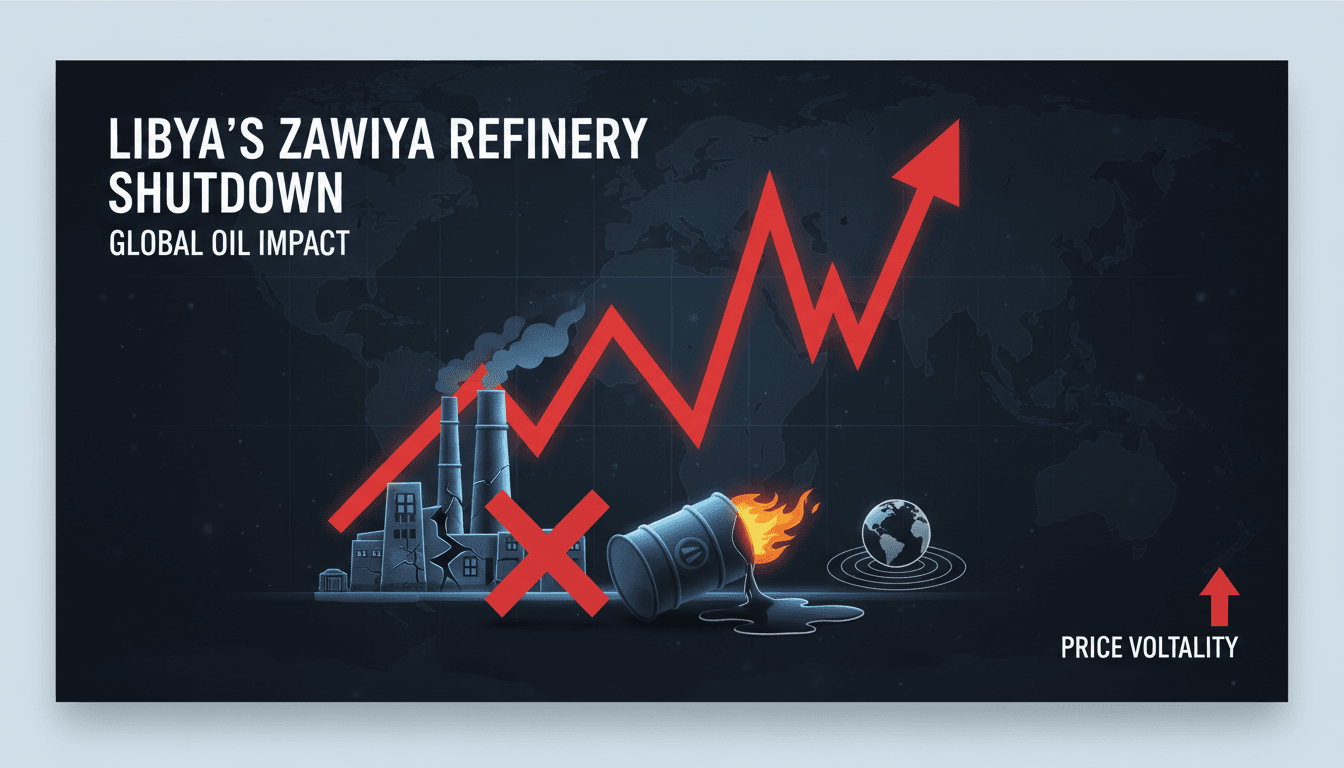 Libya's Zawiya oil refinery halts operations amid escalating violence