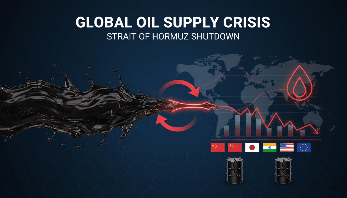 Closure of the Strait of Hormuz Triggers Global Oil Supply Crisis