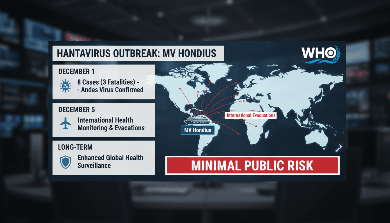WHO Addresses Hantavirus Outbreak on MV Hondius with Minimal Public Risk