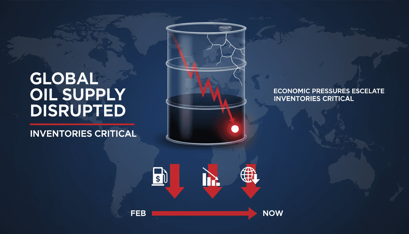 Iran war disrupts global oil supply leading to economic pressures
