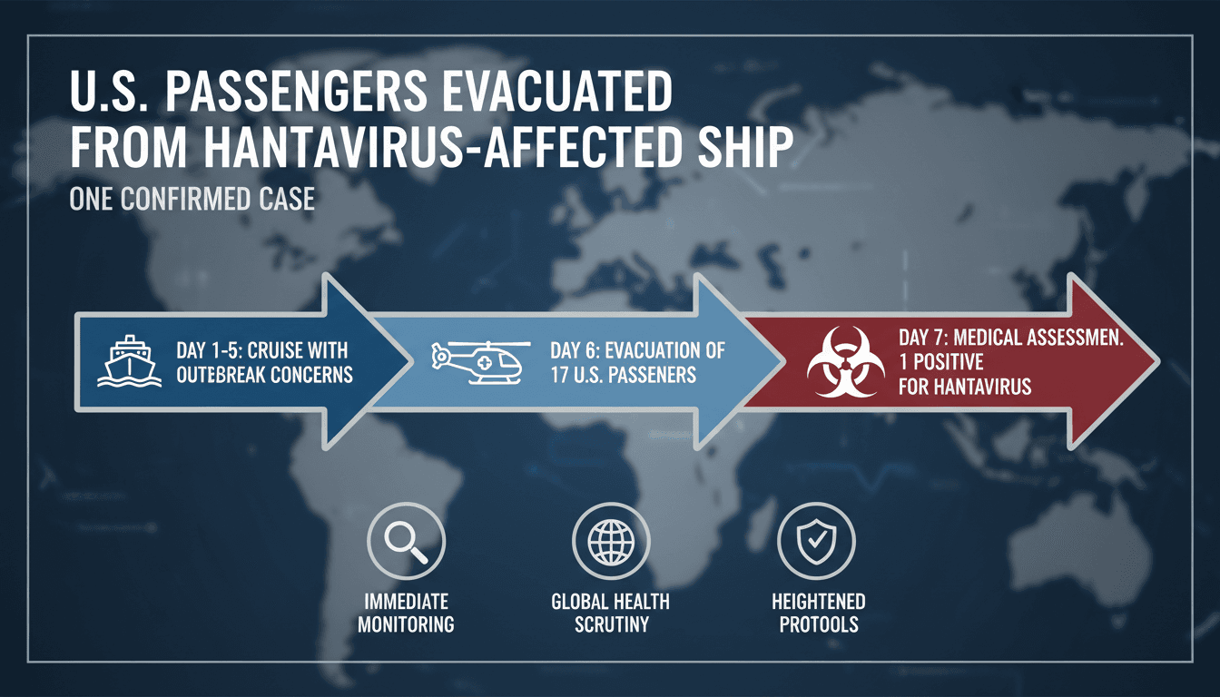 Evacuation of U.S. passengers from a hantavirus-affected ship